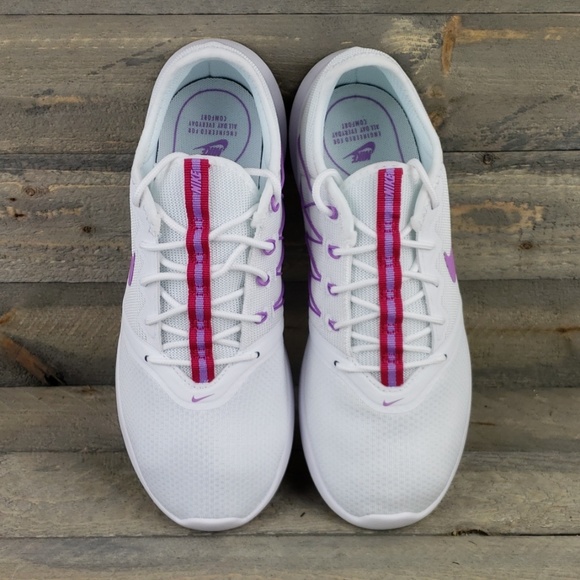 New Women's Nike VTR Running Shoes White Purple - Picture 6 of 8